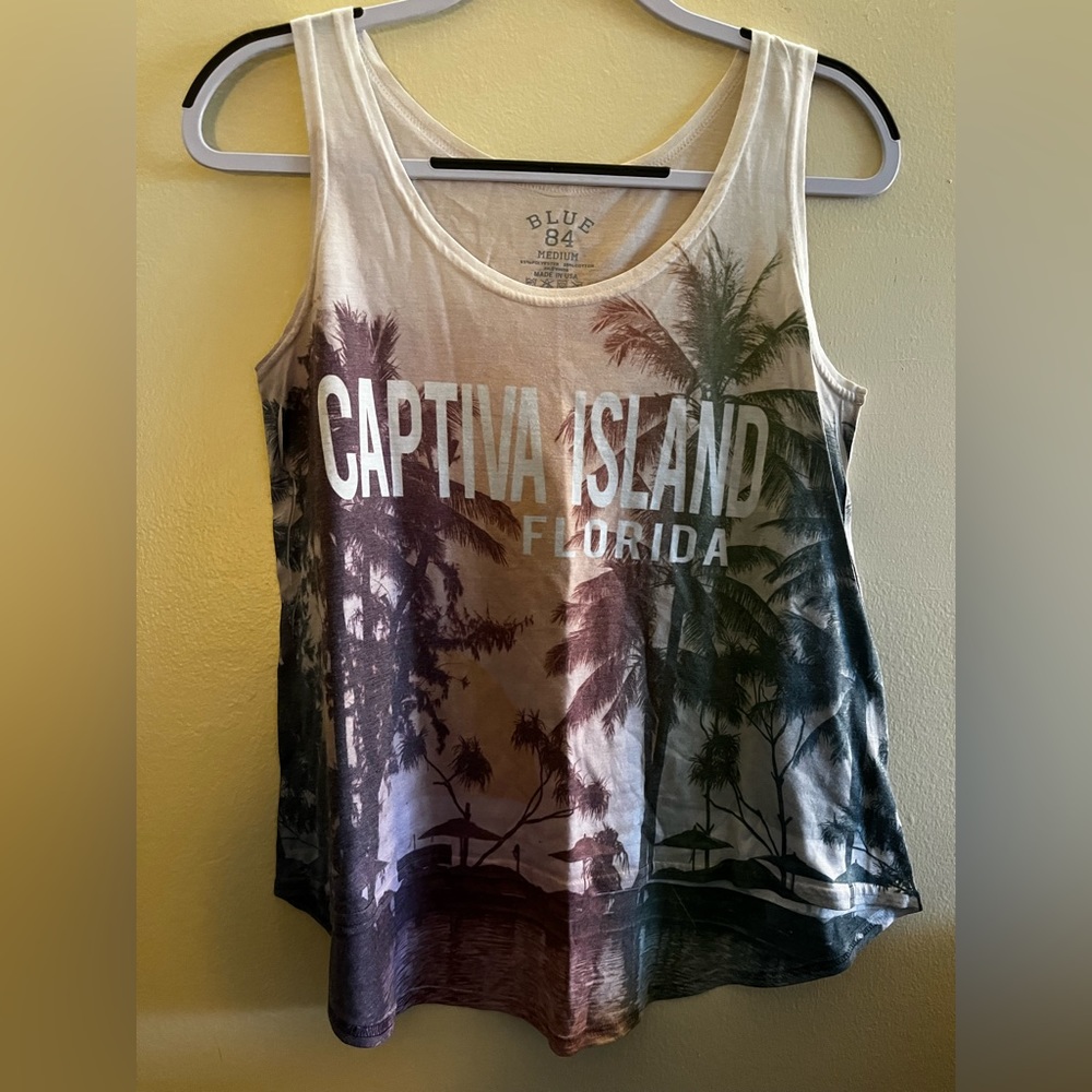 Captiva Island Tropical Tank Top